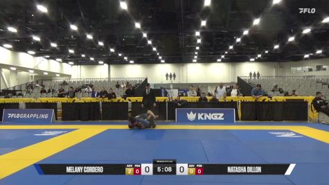 Natasha Dillon vs Melany Cordero 2025 World IBJJF Jiu-Jitsu No-Gi Championship