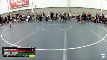 114 lbs Cons. Round 4 - Preston Basile, Red Lion vs Leonel Monroy, Reel Wrestling Club