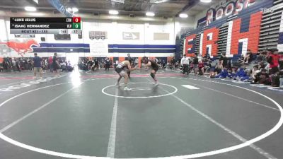 150 lbs 5th Place Match - Luke Jelus, Etiwanda vs Isaac Hernandez, Valley View