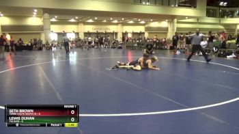 120 lbs Round 1 (10 Team) - Seth Brown, Terre Haute South (1) vs Lewis Duhan, Yuligan