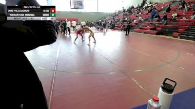 113 lbs Cons. Round 3 - Sebastian Molina, El Paso Burges vs Luis Villalobos, El Paso Jefferson