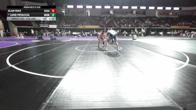 174 lbs Round Of 64 - Alan Diaz, Virginia Tech vs Luke Petaccia, Monmouth