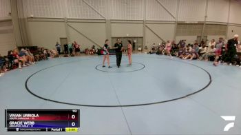 112 lbs 2nd Wrestleback (16 Team) - VIVIAN URRIOLA, South Carolina vs Gracie Webb, Arkansas Gold