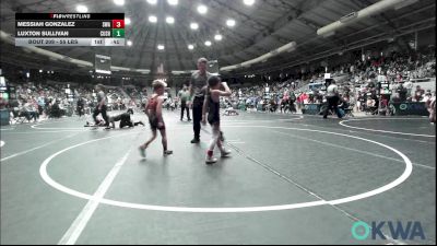 55 lbs Round Of 64 - Messiah Gonzalez, Shelton Wrestling Academy vs Luxton Sullivan, Cushing Tigers