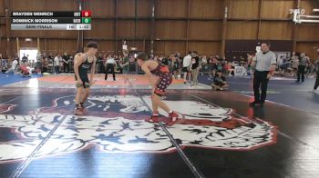 119 lbs Semifinal - Brayden Wenrich, Grit Mat Club vs Dominick Morrison, Hatboro Horsham Warriors