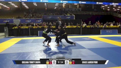 Giuliana Trinity Onopa vs Grace Lauren Puno 2026 Pan Kids Jiu-Jitsu IBJJF Championship