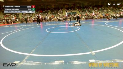 67 lbs Consi Of 16 #1 - Christian Lozada, LV Bear Wrestling Club vs Colson Beckley, Team Tulsa Wrestling Club