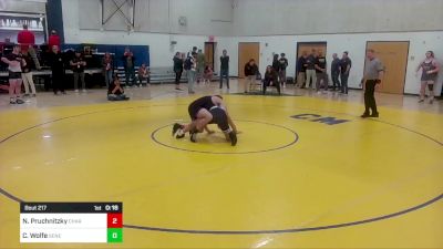 189 lbs Consy-1 - Nick Pruchnitzky, Chartiers Valley vs Corey Wolfe, Seneca Valley