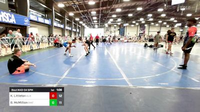 138 lbs Rr Rnd 1 - Kenyen Littleton, ALIEN Outsider vs Blake McMillion, 84 Athletes Black