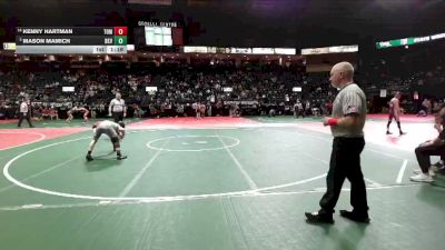 102 lbs Semifinal - Mason Mamich, BKV1 vs Kenny Hartman, TOM2