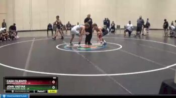 141 lbs Semis & 3rd Wb (16 Team) - Cash Ciliento, Backyard Boyz White vs John Vadyak, Backyard Boyz Blue