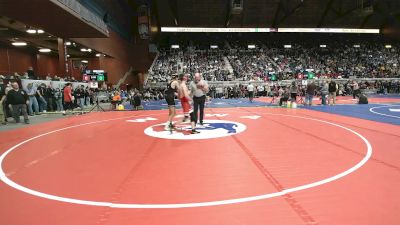2A-120 lbs Champ. Round 1 - Cayson Phillips, Moorcroft vs Linken Heth, Niobrara County
