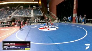 49 lbs Quarterfinal - Zander Enciso, Casper Wrestling Club vs Emmett Alcorn, Green River Grapplers Wrestling