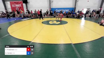 60 kg Rr Rnd 2 - Trey Friedman, Edge Red vs Kyle Carter, Vougar's Honors Wrestling