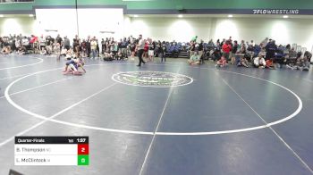 55 lbs Quarterfinal - Blayden Thompson, NC vs Lane McClintock, IA