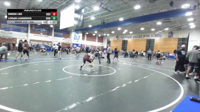 126 lbs Champ. Round 1 - Simon Lee, Crespi Carmelite vs Logan Landeros, Central Union