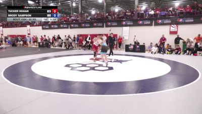 92 kg Quarters - Tucker Hogan, Mat-Town USA vs Brody Sampson, Hawkeye Wrestling Club