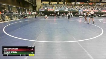 184 lbs Cons. Round 3 - 11 Alan Badley, Providence vs 14 Daryus Webb, Avila