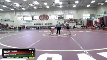 126 lbs Champ. Round 1 - Maciee Youree, Kimberly vs Novalei Baca, Ridgevue