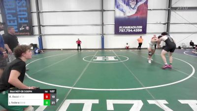 195 lbs Rr Rnd 3 - Adam Bazzi, Attrition Wrestling Gold vs James Fodera, Doughboy Black