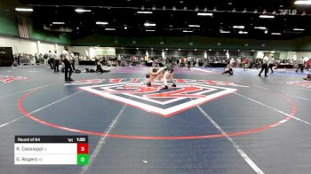 106 lbs Round Of 64 - Rocco Cassioppi, IL vs Gabe Rogers, NC