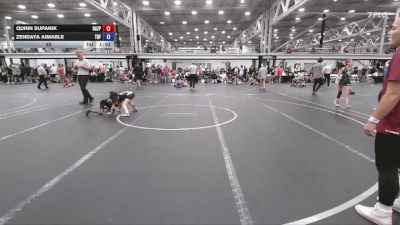 50 lbs Round 5 (6 Team) - Quinn Supanik, Razor PinkWave vs Zendaya Aimable, Team Diamond Fish