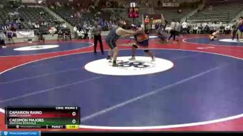 4A 285 lbs Cons. Round 2 - Camarion Raino, Subiaco Academy vs Caedmon Majors, Southside Batesville