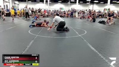 64 lbs Round 3 (4 Team) - Chase Simeton, Savage WA vs Roy Anderson, 84 Athletes