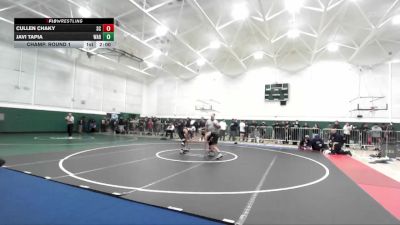 106 lbs Champ. Round 1 - Cullen Chaky, San Clemente vs Javi Tapia, Warren
