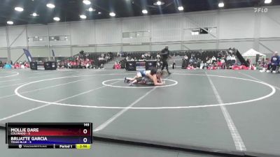 145 lbs Semis & 3rd Wb (16 Team) - Mollie Dare, Colorado vs Brijatte Garcia, Texas Blue