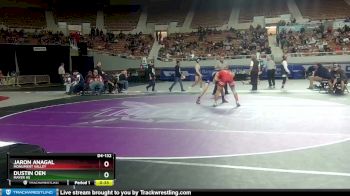 D4-132 lbs Cons. Round 2 - Jaron Anagal, Monument Valley vs Dustin Oen, Mayer HS