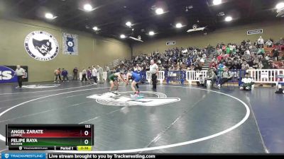 132 lbs Cons. Round 2 - Angel Zarate, Lompoc vs Felipe Raya, Hoover