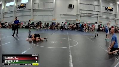 96 lbs Round 6 (8 Team) - Elijah Petit, Contenders WA Green vs Braxton Smith, Full Circle