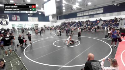 86 lbs Cons. Semi - Landon Eaton, Pacific Edge Wrestling vs Stephen Graybill, Petersons Grapplers