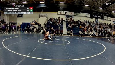 157 lbs 5th Place Match - Connor Simmonds, Augustana (SD) vs Griffin Lundeen, Northern State