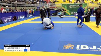 PEDRO LUCAS SOARES RIBEIRO vs PEDRO HENRIQUE P. M. DE SOUZA 2024 Brasileiro Jiu-Jitsu IBJJF