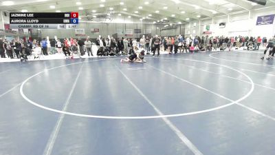 170 lbs Champ. Rd Of 16 - Jazmine Lee, Indiana vs Aurora Lloyd, Iowa