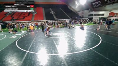 78 lbs Quarters - Thomas Ostle, Montana vs Jaxon McCulley