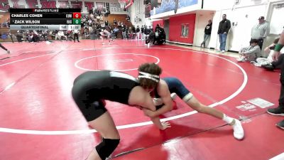 126 lbs Quarterfinal - Zack Wilson, Yucaipa vs Charles Cohen, Corona Del Mar
