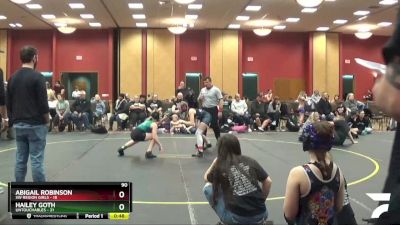 90 lbs Round 5 (6 Team) - Abigail Robinson, SW Region Girls vs Hailey Goth, Untouchables