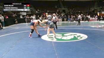 Girls 170 lbs Cons. Round 2 - Raine Miller, Hozho Academy vs Sophie Westfall, Carlsbad