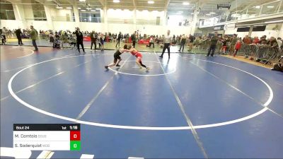 69 lbs Round Of 32 - Michael Comtois, Doughboys WC vs Silas Soderquist, Woburn