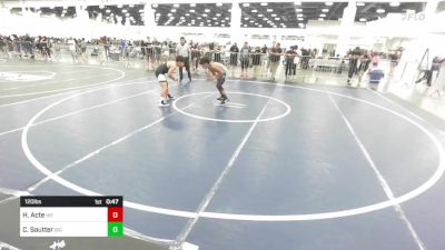 120 lbs Consi Of 8 #2 - Hansel Acte, Ike Mob vs Chris Sautter, Big Bear Grapplers