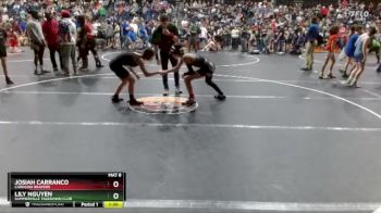 108 lbs Quarterfinal - Lily Nguyen, Summerville Takedown Club vs Josiah Carranco, Carolina Reapers