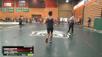 125 lbs Quarterfinal - Caden Hanover, Palomar College vs Angel Sandoval, Moorpark College