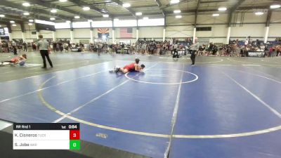 122 lbs Rr Rnd 1 - Kane Cisneros, Tucson Cyclones vs Stetson Jobe, WAR Wrestling Club