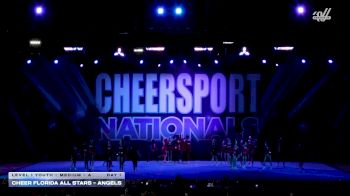 Cheer Florida Allstars - Angels [2026 L1 Youth - Medium - A Day 1] 2026 CHEERSPORT National All Star Cheerleading Championship