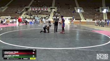 126 lbs Champ. Round 1 - Zachery McCree, Brewbaker Tech vs Jonathan Trice, Carver Birmingham