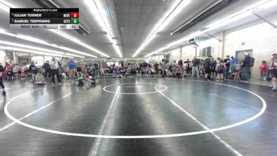 74 lbs Quarterfinal - Julian Turner, North Hampton vs Samuel Terpening, Cato