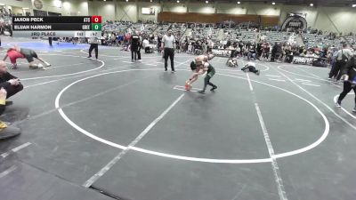 77 lbs 3rd Place - Jaxon Peck, Atc vs Elijah Harmon, Greenwave Youth WC